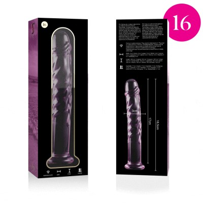 NEBULA SERIES BY IBIZA - MODELO 16 DILDO VIDRO BOROSILICADO 18,5X3 CM