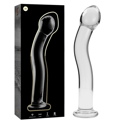 SÉRIE NEBULA BY IBIZA - MODELO 18 DILDO VIDRO BOROSILICADO 18,5X3,5 CM