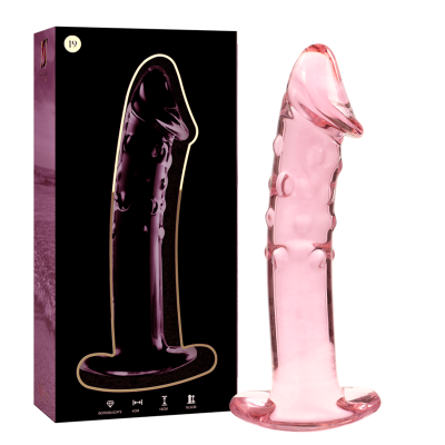 NEBULA SERIES BY IBIZA MODELO 19 DILDO VIDRO BOROSILICADO 18,5X4 CM