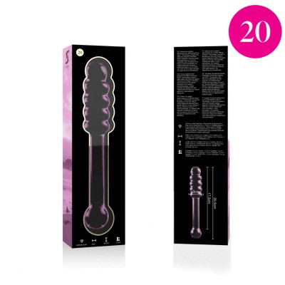 NEBULA SERIES BY IBIZA - MODELO 20 DILDO VIDRO BOROSILICADO 20,5X3 CM