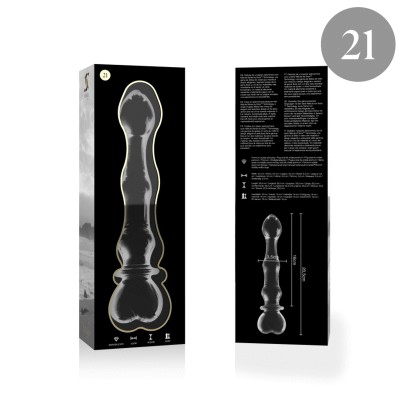 NEBULA SERIES BY IBIZA - MODELO 21 DILDO VIDRO BOROSILICADO 20,5X3,5CM