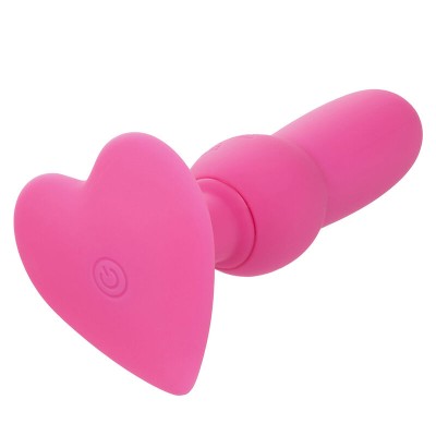 CALEXOTICS - FIRST TIME PLUG ANAL SONDA DE CONTAS 10 VIBRAÇÕES ROSA - D-241414 - Dona Pimenta