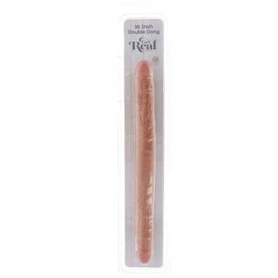 GET REAL - DOUBLE DONG 40 CM PELE - D-234593 - Dona Pimenta