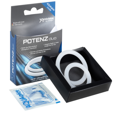 POTENZ DUO RINGS BRANCO - M - D-212742 - Dona Pimenta