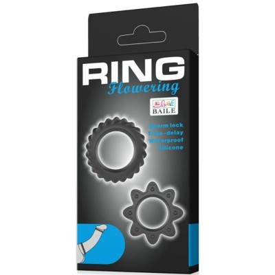 KIT 2 ANILLOS SILICONA RING FLOWERING - D-213045 - Dona Pimenta