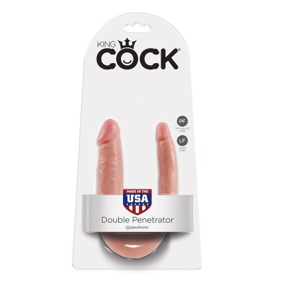 KING COCK EM U-SHAPED PEQUENO TROUBLE CARNE - PD5513-21 - Dona Pimenta