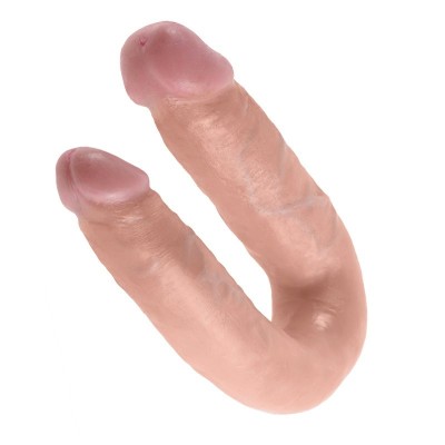 KING COCK EM U-SHAPED MEDIUM DUPLE TROUBLE CARNE - PD5514-21 - Dona Pimenta