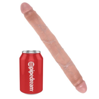 KING COCK SLIM DOUBLE DILDO - PD5516-21 - Dona Pimenta