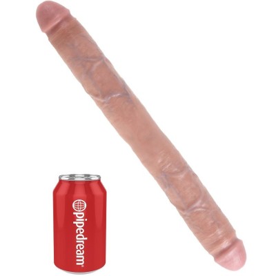 KING COCK THICK DOUBLE DILDO CARNE 40,6 CM - PD5518-21 - Dona Pimenta