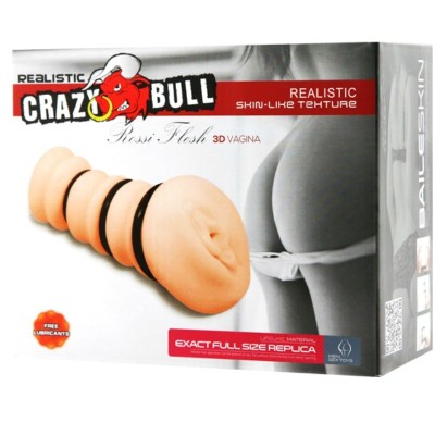 CRAZY BULL - MANGA MASTURBANDO COM ANÉIS - MODELO 2 DE VAGINA - D-214870 - Dona Pimenta