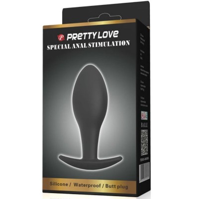 PRETTY LOVE  PLUG ANAL SILICONA  ANCLA 8.5 CM NEGRO - D-211729 - Dona Pimenta