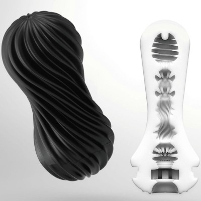 TENGA FLEX MASTUBADOR MASCULINO NEGRO. - D-216576 - Dona Pimenta