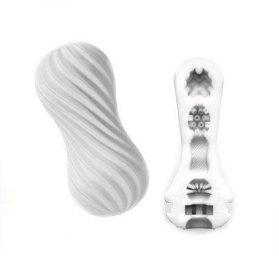 TENGA FLEX MASTUBADOR MASCULINO BLANCO - D-216577 - Dona Pimenta