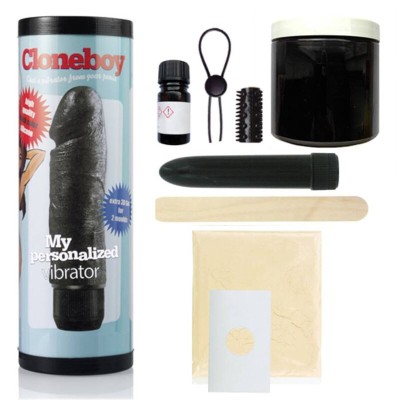 CLONEBOY KIT CLONER DE PÉNIS COM VIBRAÇÃO PRETO - D-216614 - Dona Pimenta