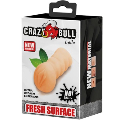 CRAZY BULL - LEILA VAGINA MASTURBATOR 13,5 CM - D-218698 - Dona Pimenta