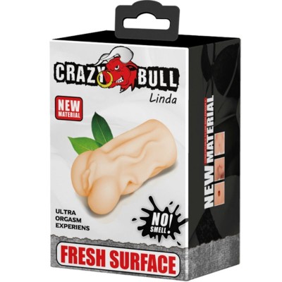 CRAZY BULL - LINDA VAGINA MASTURBATOR 13,7 CM - D-218740 - Dona Pimenta