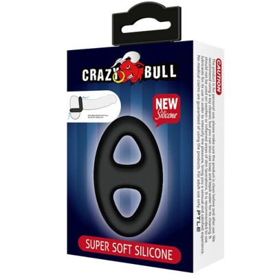 CRAZY BULL - ANEL DUPLO DE SILICONE SUPER SOFT - D-218746 - Dona Pimenta