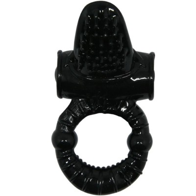 SWEET RING ANILLO VIBRADOR CON RABBIT TEXTURADO - D-219325 - Dona Pimenta