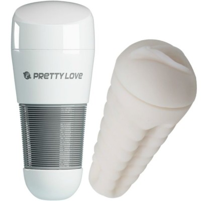 PRETTY LOVE KITTY MASTURBADOR BLANCO VAGINA - D-220242 - Dona Pimenta