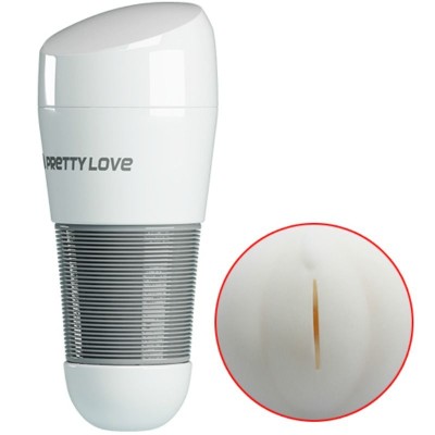 PRETTY LOVE KITTY MASTURBADOR BLANCO VAGINA 2 - D-220345 - Dona Pimenta