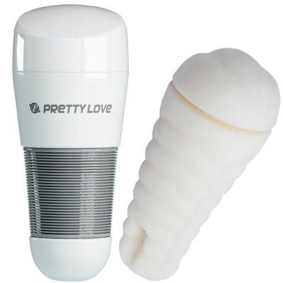 PRETTY LOVE KITTY MASTURBADOR BLANCO VAGINA 2 - D-220345 - Dona Pimenta