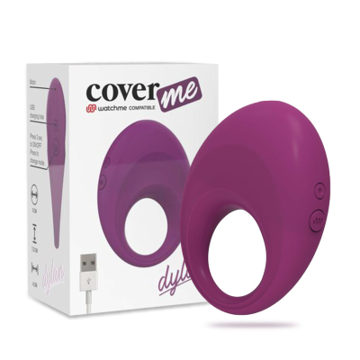 COVERME DYLAN COCK RING RECHAGEABLE WATCHME WIRELESS TECHNOLOGY COMPATIBLE - D-221308 - Dona Pimenta