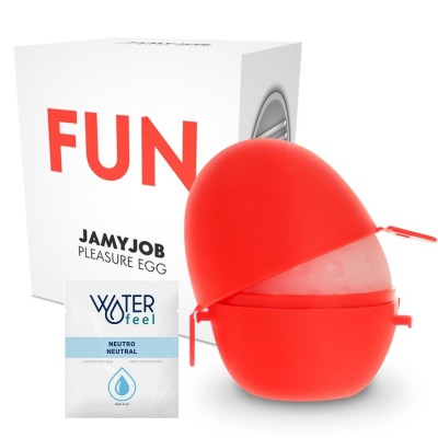 JAMYJOB EGG MASTURBATOR RED EDITION DISCRETT - D-222082 - Dona Pimenta