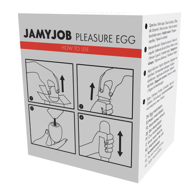 JAMYJOB EGG MASTURBATOR RED EDITION DISCRETT - D-222082 - Dona Pimenta